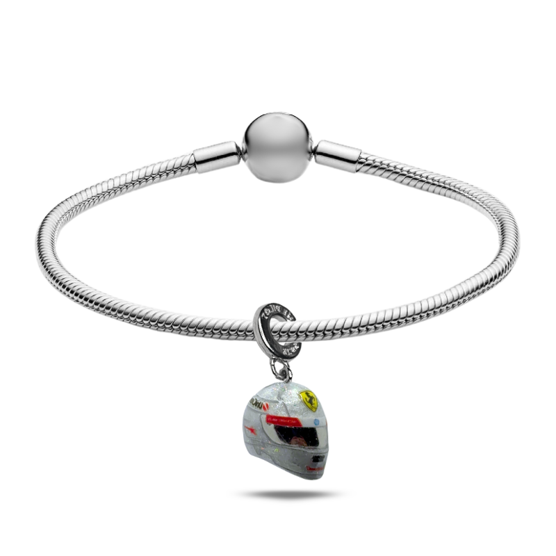 iron man helmet charm Lewis Hamilton Helmet Charm Las Vegas 2025 – One Pilot Jewelry