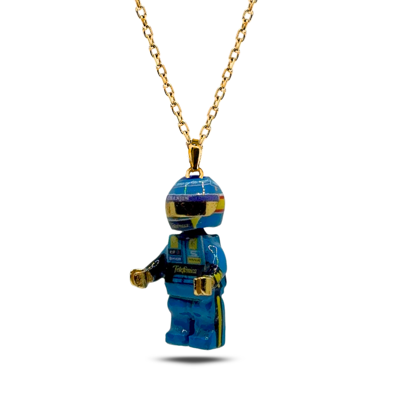 Collar Lego Fernando Alonso Renault