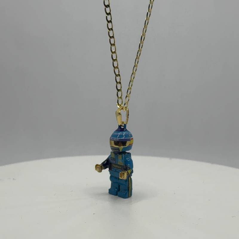 Collar Lego Fernando Alonso Renault