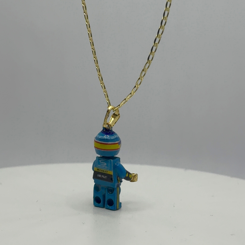 Collar Lego Fernando Alonso Renault