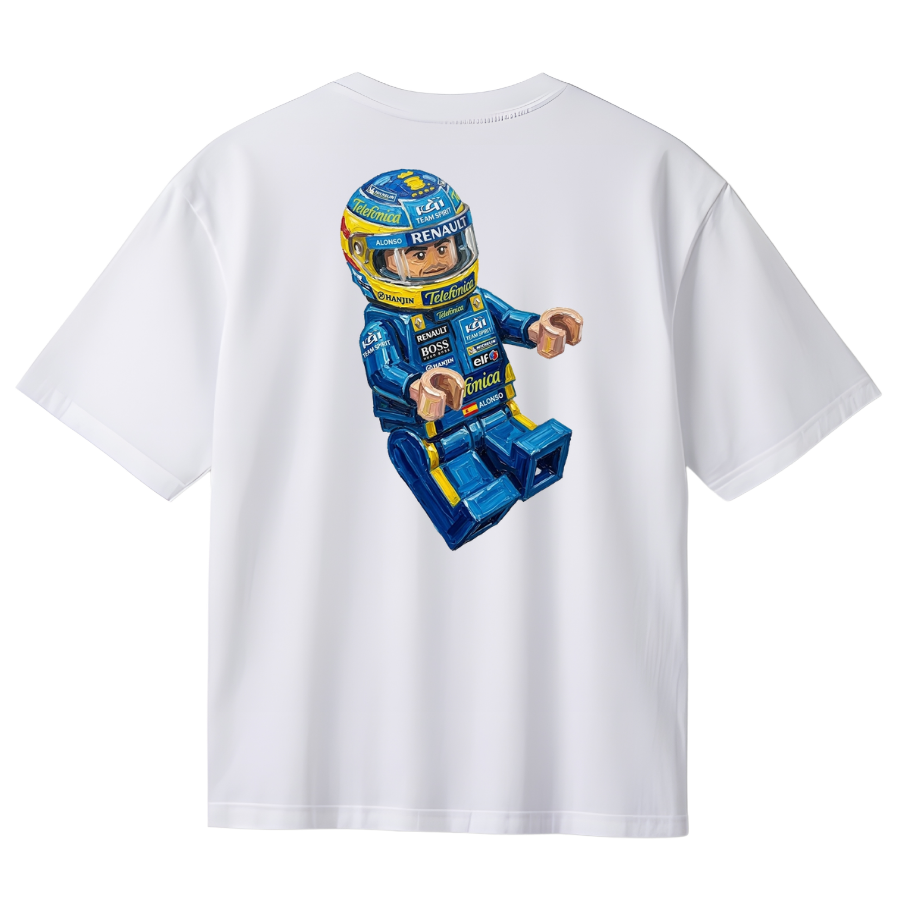 Fernando Alonso Brick T Shirt