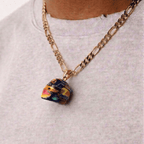 Collar Casco Checo Pérez Día de Muertos