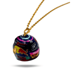 Collar Casco Checo Pérez Día de Muertos