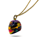 Collar Casco Checo Pérez Día de Muertos