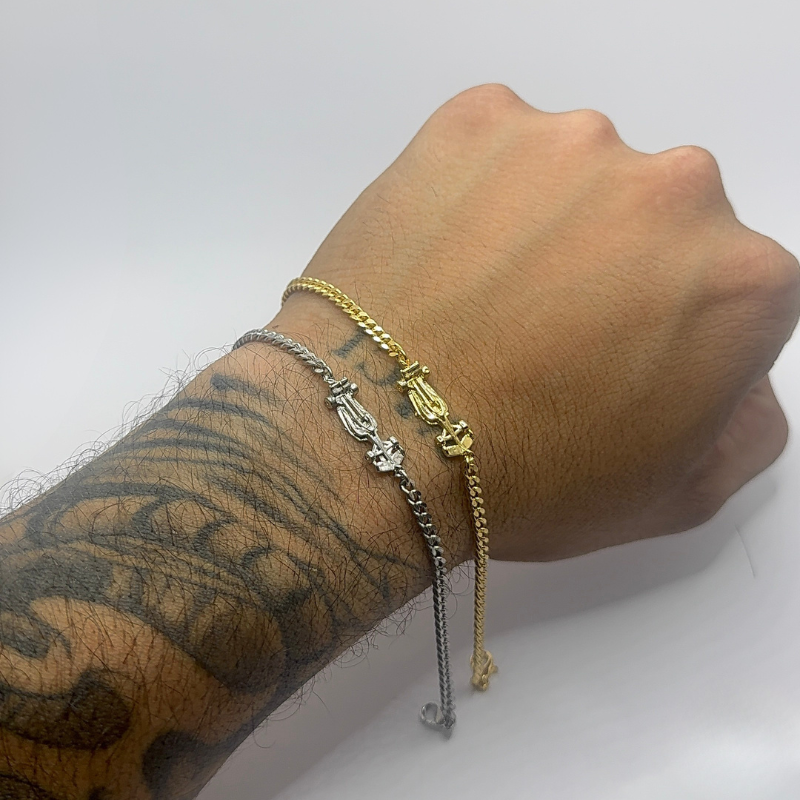 Brazalete Cubano con Monoplaza