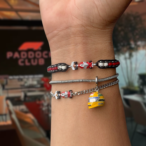 Brazalete MP4 McLaren Piedras Naturales (Ajustable)