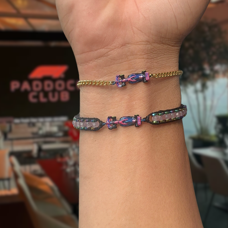 Brazalete Alpine Piedras Naturales (Ajustable)