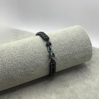 Brazalete Mercedes Piedras Naturales (Ajustable)