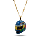 Ayrton Senna Helmet Necklace
