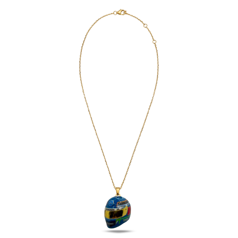 Ayrton Senna Helmet Necklace