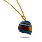 Ayrton Senna Helmet Necklace