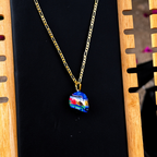 Ayrton Senna Helmet Necklace