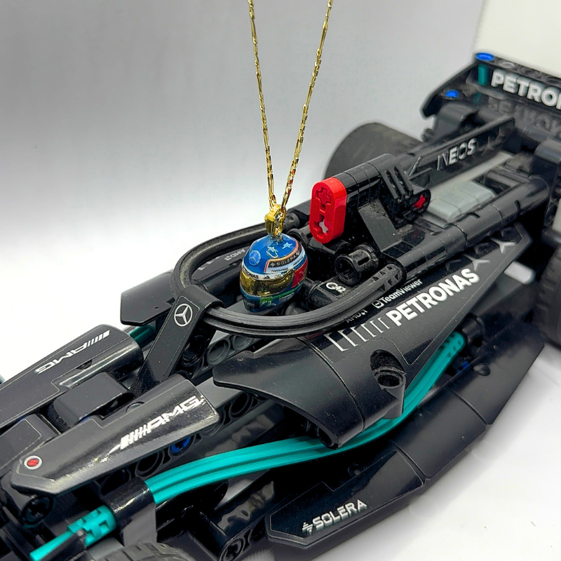Ayrton Senna Helmet Necklace