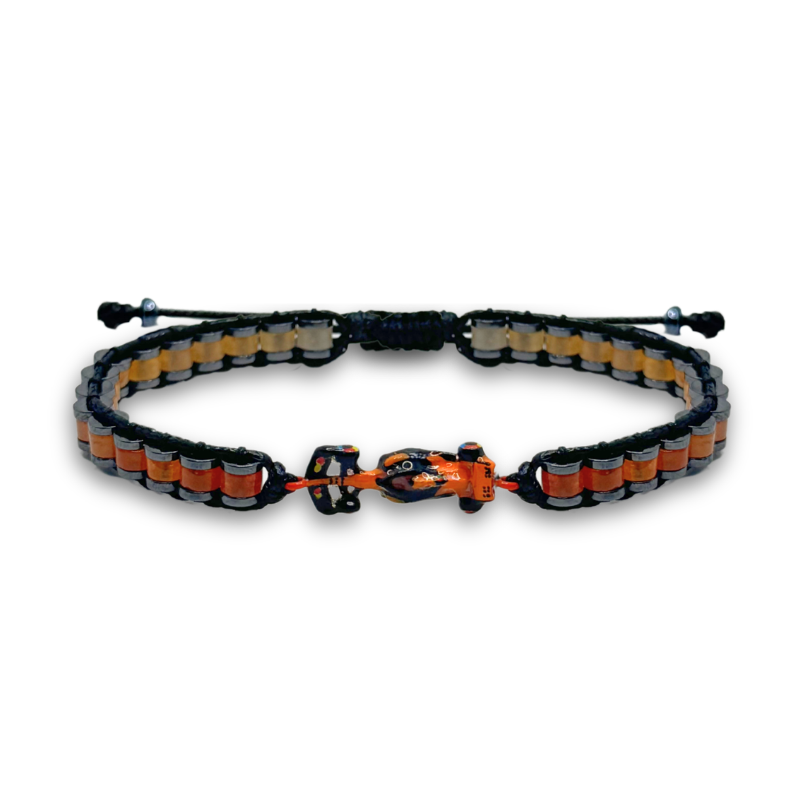 Brazalete McLaren Piedras Naturales (Ajustable)