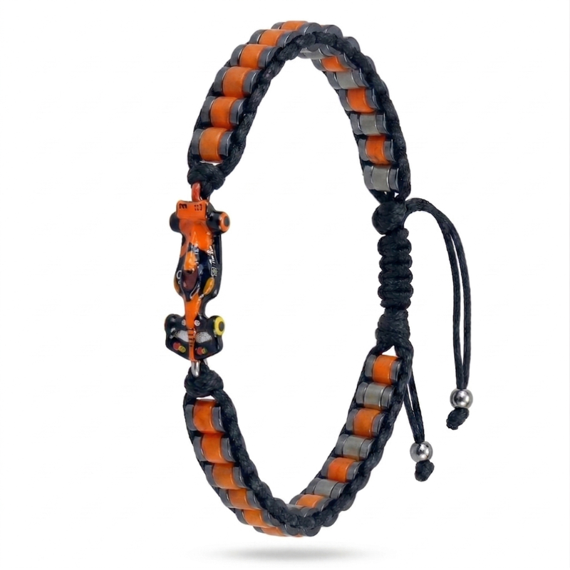Brazalete McLaren Piedras Naturales (Ajustable)