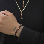 Brazalete McLaren Piedras Naturales (Ajustable)