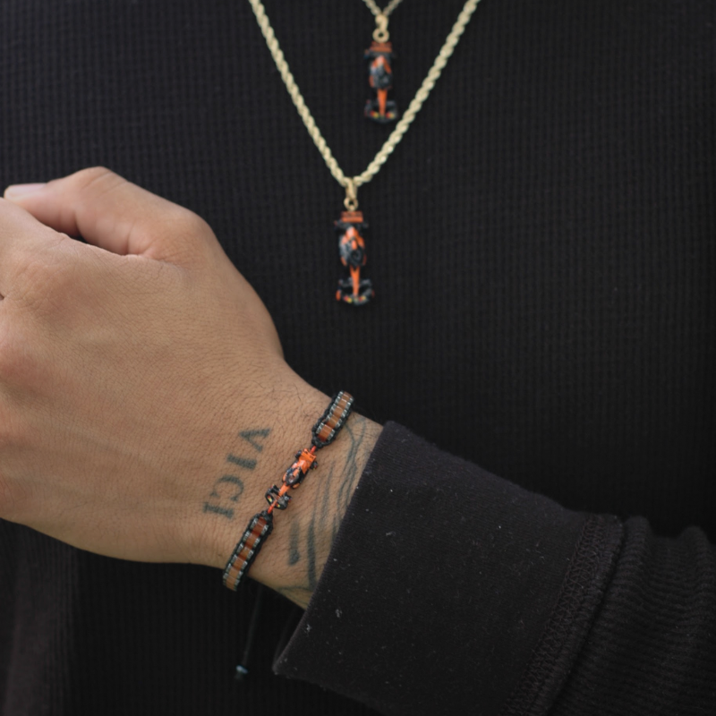 Brazalete McLaren Piedras Naturales (Ajustable)