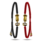 Brazalete Tejido Monoplaza (Rojo y Negro)