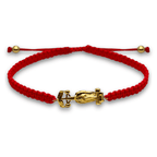 Brazalete Tejido Monoplaza (Rojo y Negro)