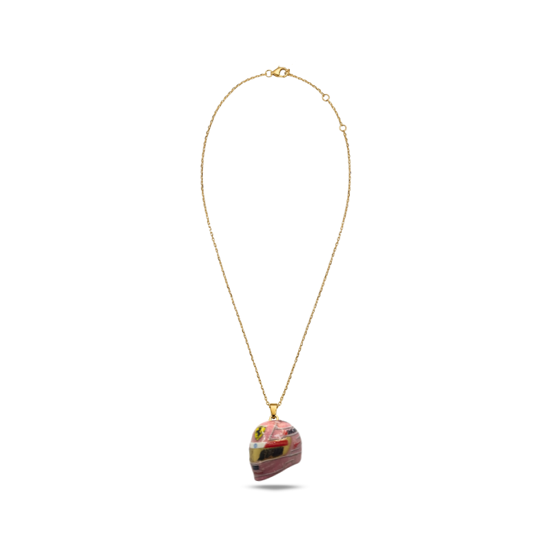 Ayrton Senna Helmet Necklace