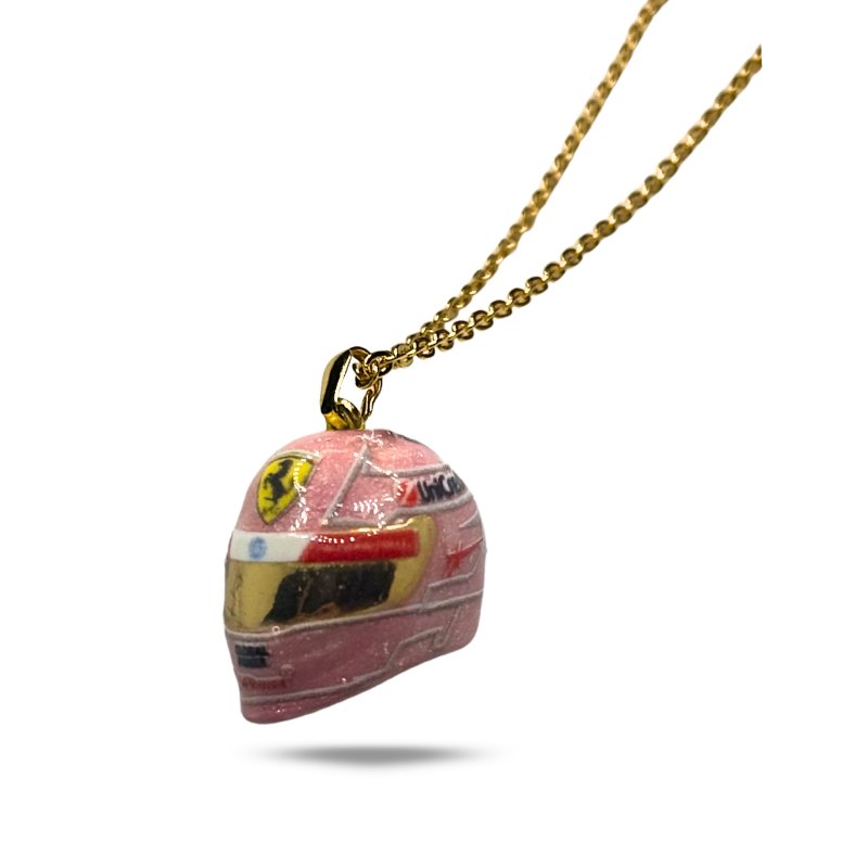 Ayrton Senna Helmet Necklace