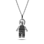 Collar Lego Plateado