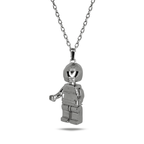 Collar Lego Plateado
