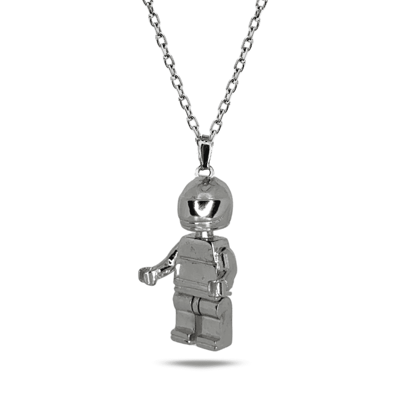 Collar Lego Plateado