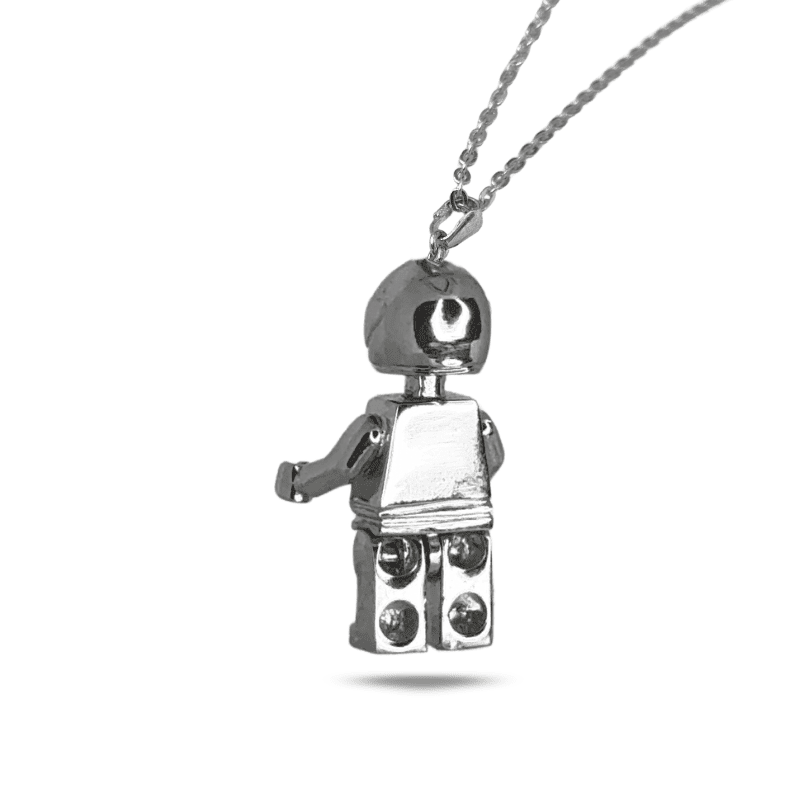 Collar Lego Plateado