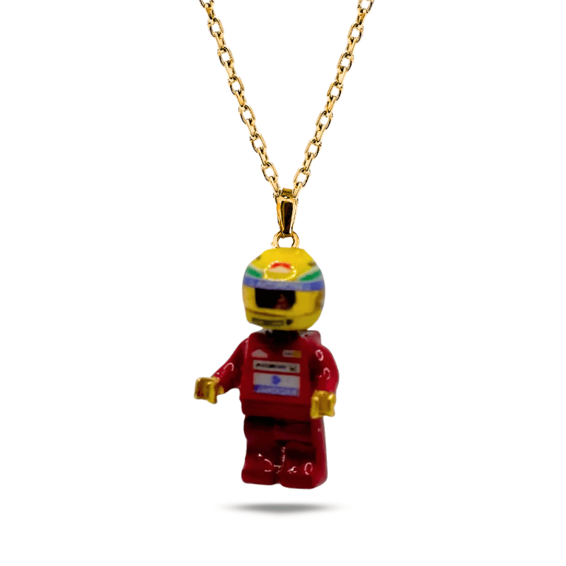 Collar Lego Ayrton Senna