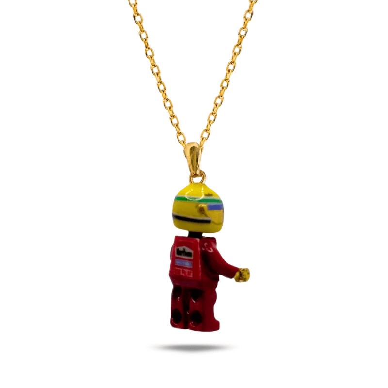 Collar Lego Ayrton Senna