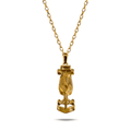 Collar Monoplaza Halo (Dorado y Plateado)