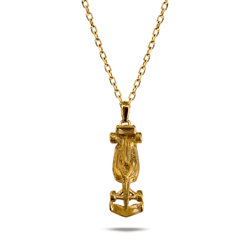 Collar Monoplaza Halo (Dorado y Plateado)