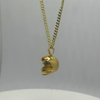 Collar Casco Dorado
