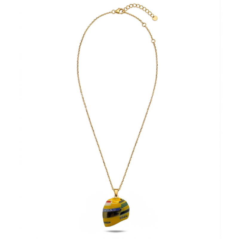 Collar Casco Ayrton Senna
