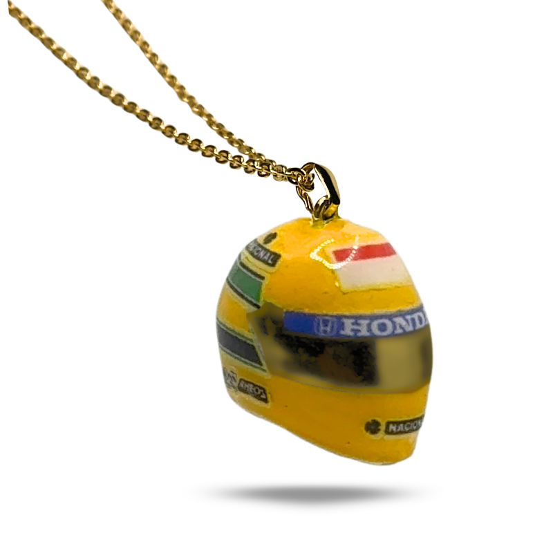 Collar Casco Ayrton Senna