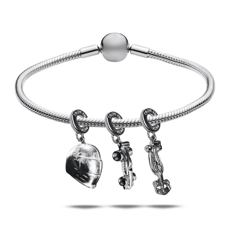 Set Charms (Monoplaza Clásico, Halo y Casco)