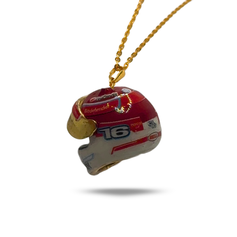 Collar Casco Charles Leclerc